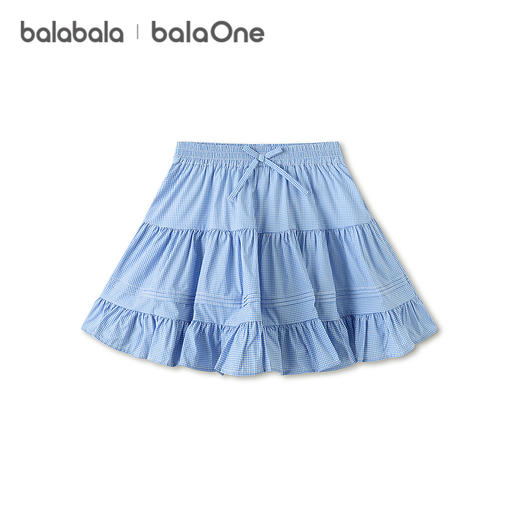 【balaOne】巴拉巴拉童装儿童半身裙子女童2026夏装新款甜美短裙 商品图4