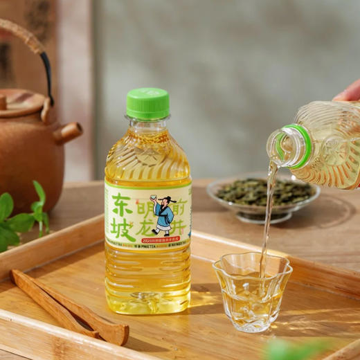 杭州西湖景区东坡学士联名2026明前特级龙井新茶395mL*6瓶/箱 商品图1