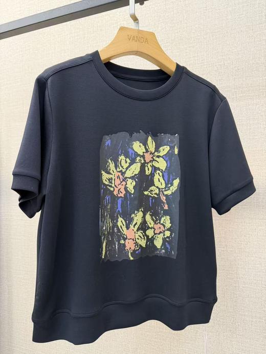 白墨拉花T恤 商品图13