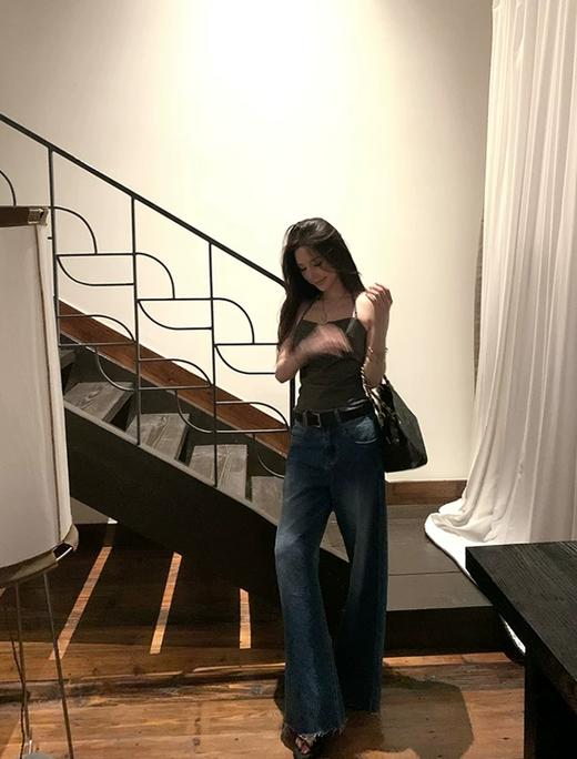 <曾小咸推荐> 复古蓝牛仔裤（配腰带） 日常159！！  活动89！！【预售款，预计3-15天发货】 商品图6