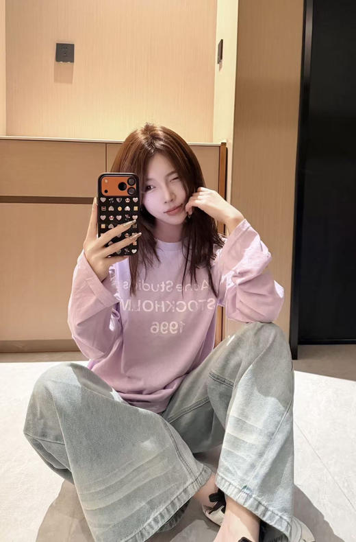 谁还没有这件acne！颜色敲好看的做旧磨破长袖T恤！ 商品图7