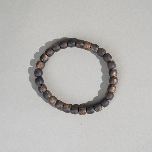 中国沉香文化博物馆 绿奇楠鼓珠沉香手串0.7（99沉）5.8g 商品图2