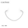 GAONAS 黄铜仿珍珠项链经典贵气8mm日常白色珠项链11967XW 商品缩略图0