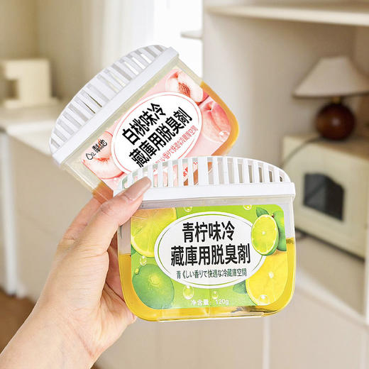 【福利❗️9.9抢2盒🔥冰箱除味剂】清新 超好闻 跟冰箱异味说bye bye！活性炭清洁除臭果香去除异味家用专用除味留香盒剂 商品图1