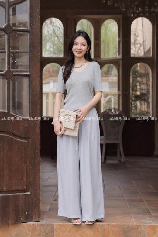 【门店同款】ENJOY夏季松弛垂感阔腿裤 170594551 商品图6