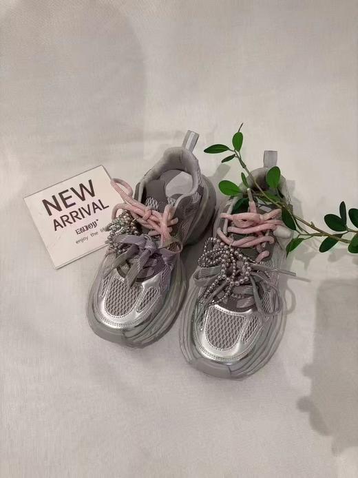 【门店同款】ENJOY春季蝴蝶结双鞋带厚底老爹鞋 161908239 商品图0