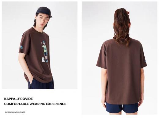 MJ/Kappa卡帕背靠背夏2026新款情侣运动短袖透气t恤休闲亲肤半袖上衣 商品图2