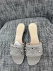 女款蝴蝶结高跟拖鞋hu010 商品缩略图0