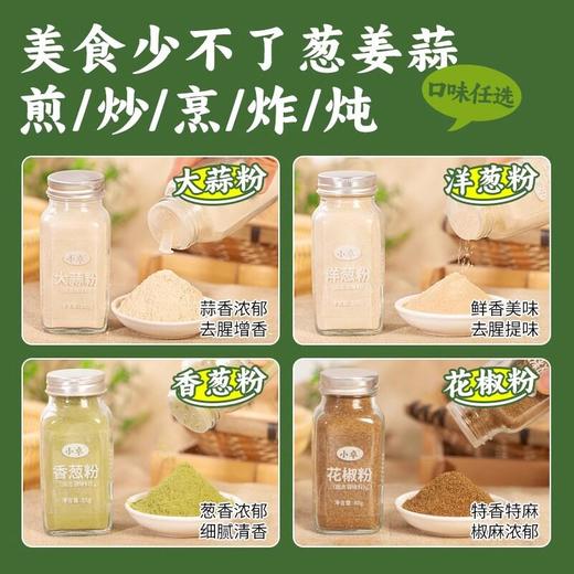 大蒜粉洋葱粉香葱粉孜然粉调料组合套装烧菜烧汤增香去腥厨房调料 商品图1
