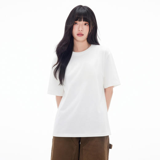 gxgjeans男装 多色基础纯色速干简约圆领短袖T恤男生 26夏新品 商品图3