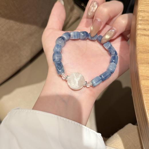 ARSIS｜晶石系列 静心通明 · 蓝晶石雪花幽灵串珠手链 商品图2