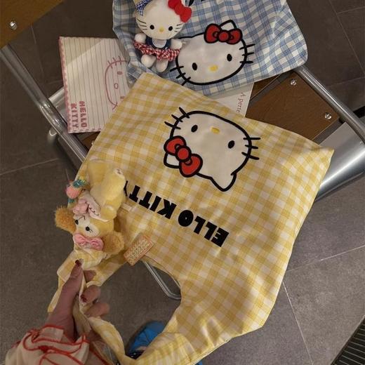 【实用性强！大容量】新款可爱风kitty帆布包手提单肩斜挎包夏季通勤大容量新款挎包。xb 商品图1