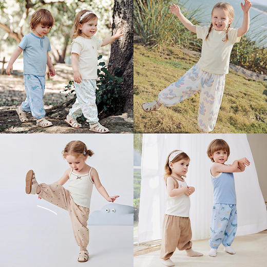 迷你巴拉巴拉宝宝纯棉睡裤柔软亲肤透气家居服裤子2026夏季新品 商品图4