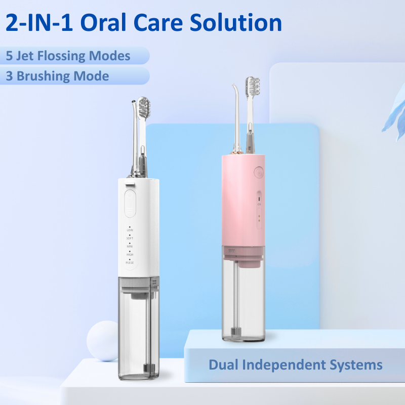 Portable Water Flosser 2H1 - USB Rechargeable