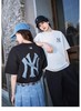 MLB短袖宽松男女情侣同款圆领洋基队休闲百搭印花T恤 商品缩略图0