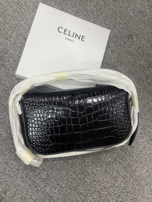 鳄鱼纹牛皮单肩包he008 商品图1