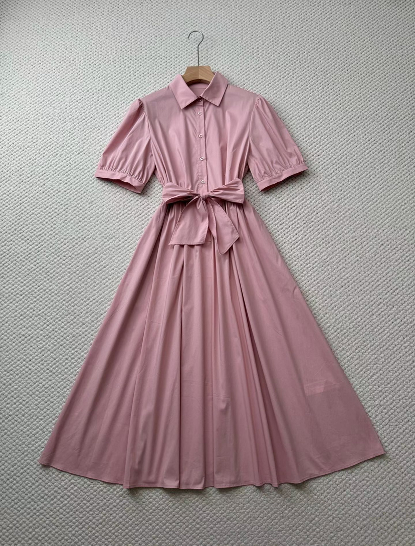 Federi*a Tosi连衣裙。绿色。粉色 自己备注号码