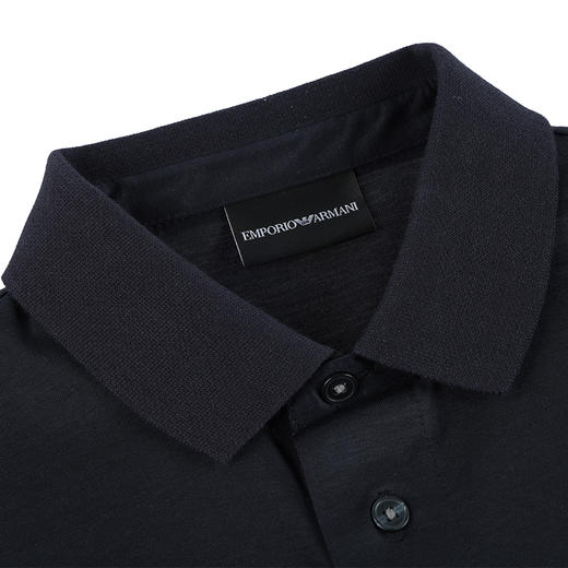 【超惠秒】Emporio Armani 男士莱赛尔纤维棉混百搭休闲Polo 短袖T恤12386 商品图3