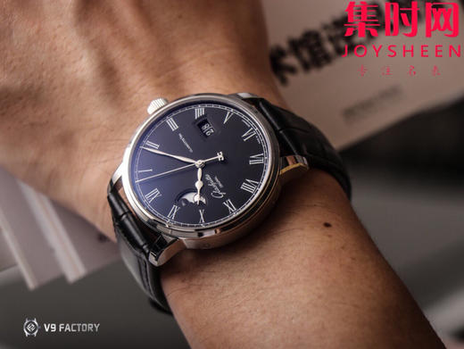 V9格拉苏蒂月相 原创议员月相款 参议员大日历 男士腕表 原装开模，3D打印开模立体月相盘，表径40mm 商品图6