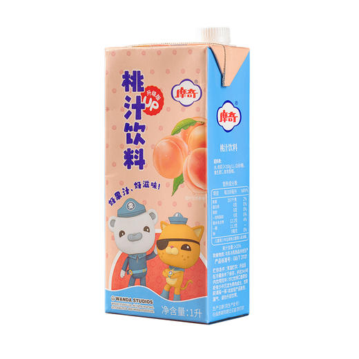 【首农】【摩奇】联名款桃汁1L小纵队礼盒（1L*4） 商品图4
