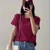 火龙果色T恤 ，温柔又显贵，黄皮闭眼冲（3-5天发货） 商品缩略图11