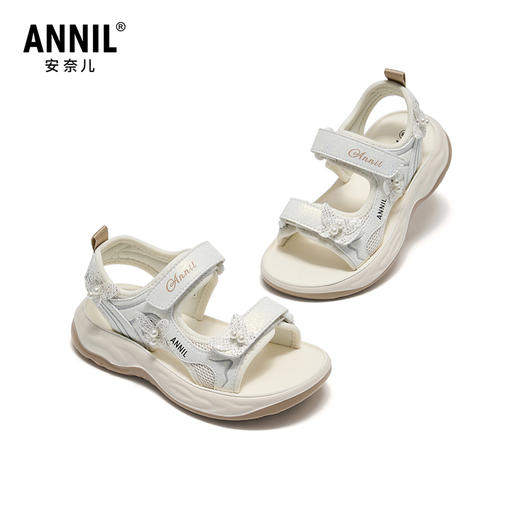 ANNIL/安奈儿童鞋女童夏季凉鞋软底防滑户外沙滩鞋公主鞋HG6206839 商品图0