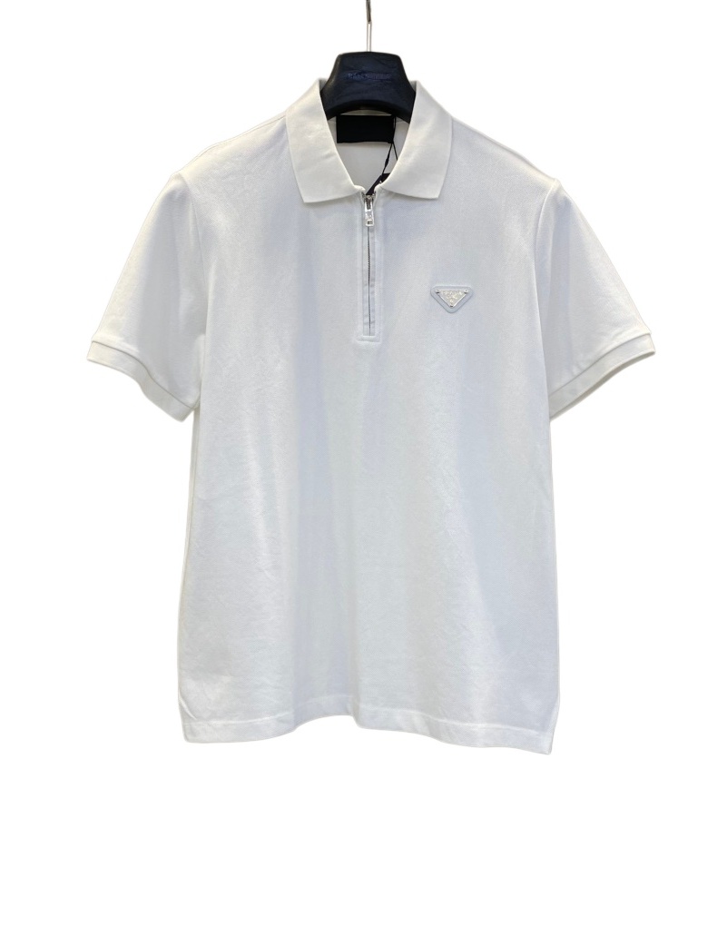 男款半拉链短袖Polo衫ba020