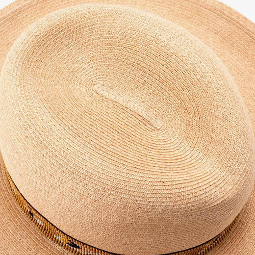 KIJIMA TAKAYUKI ABACA BEADS BAND HAT女士马尼拉手工编织渔夫帽 商品图3