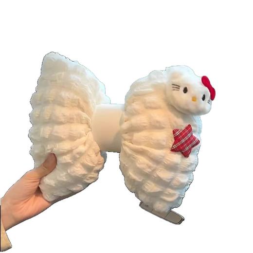 【柔软亲肤！耐用】可爱少女心Kitty汽车头枕护颈枕透气车用护颈枕靠枕汽车内饰用品。xb 商品图4