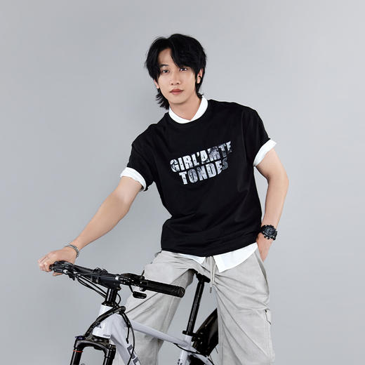 【新品上新】HX 夏季圆领短袖T恤S102622757101 商品图1