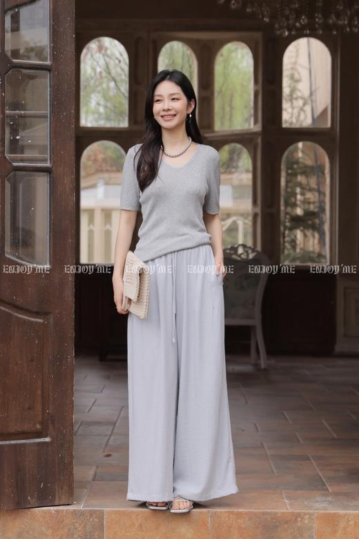 【门店同款】ENJOY夏季松弛垂感阔腿裤 170594551 商品图5