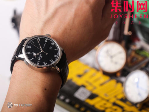 V9格拉苏蒂月相 原创议员月相款 参议员大日历 男士腕表 原装开模，3D打印开模立体月相盘，表径40mm 商品图2