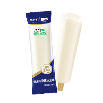 蒙牛优牧香浓牛奶棒冰淇淋59gx5支雪糕冰棍奶糕冷饮 商品图1