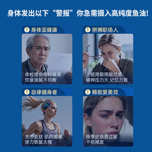 【跨境】GNC/健安喜97%高纯度鱼油软胶囊60粒/盒*2（保健）(独立包装） 商品图1