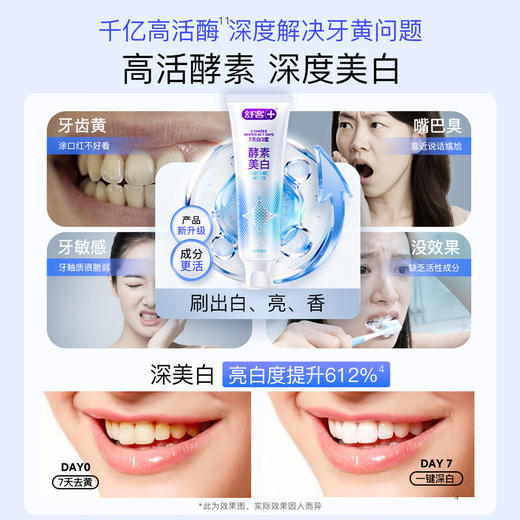 舒客酵素牙膏（樱花味+蜜桃味+青柠味）120g*3 商品图1