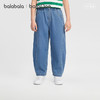 【balaOne】巴拉巴拉男童牛仔裤儿童裤子2026新款夏装长裤弯刀裤 商品缩略图0