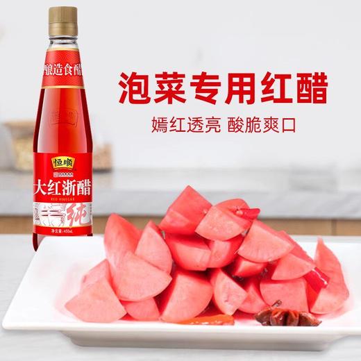 恒顺红醋泡菜专用泡萝卜红米醋四川泡菜浙江大食用浙红醋大红浙醋 商品图1