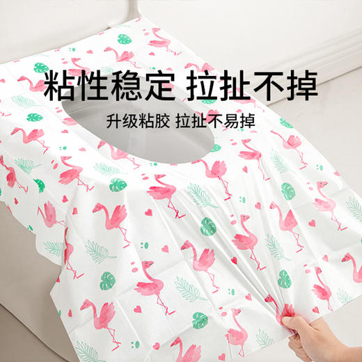 【全覆盖尺寸！无死角防护】双层防水一次性马桶坐垫全覆盖独立包装旅行防水一次性马桶垫。xb 商品图1