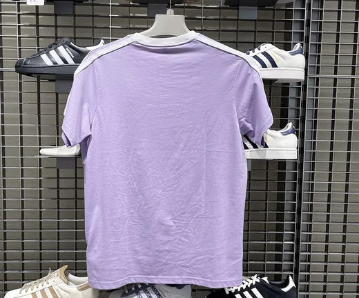 XY｜阿迪达斯女子短袖经典三条纹纯棉运动休闲T恤 KB7760 商品图1