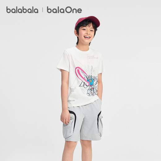 巴拉巴拉童装男童短袖t恤儿童2026新款夏装中大童凉感透气上衣潮 商品图0