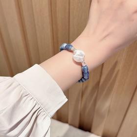 ARSIS｜晶石系列 静心通明 · 蓝晶石雪花幽灵串珠手链