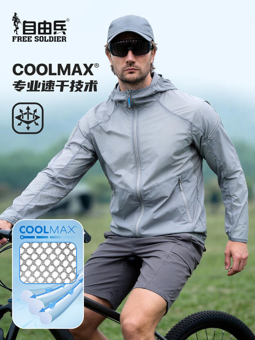 【 UPF400+ 特氟龙三防 耐磨防刮】锐影COOLMAX防晒皮肤衣 ds（zb） 商品图0