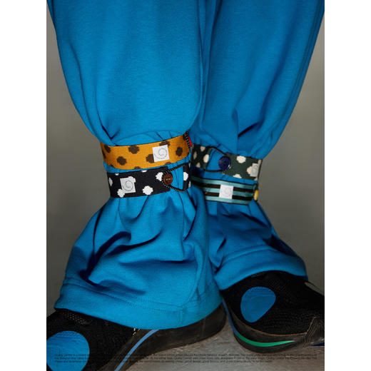 CryingCenter 撞色波点条纹束脚带骑车伴侣 哭喊中心 商品图2