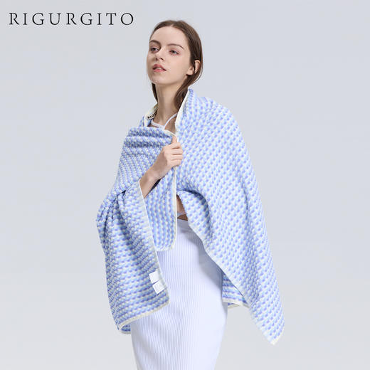 RIGURGITO Circle系列40⽀专利丝柔纺提花工艺浴巾 商品图6