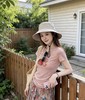 客供莱赛尔人鱼纱+定染蜜桃粉短袖T恤 商品缩略图7