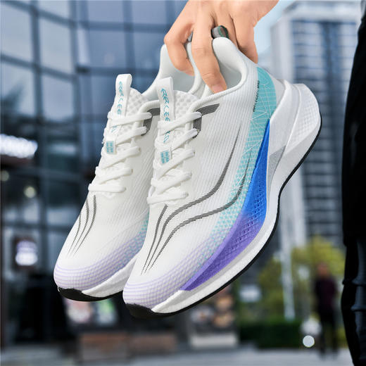 酷丁KUDING 十色爆米花男女同款运动跑鞋 旋钮扣K6502/系带款K5601可选【3-4天发货】 商品图3