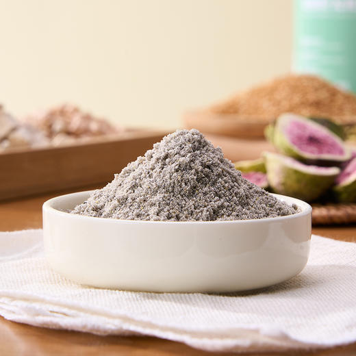 豆养然 种子循环亚麻籽无花果粉500g/罐 香醇美味 商品图2