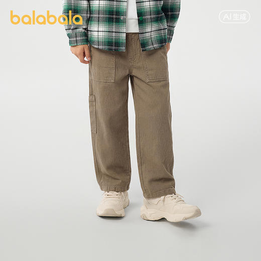 【商场同款】巴拉巴拉童装男童长裤儿童裤子2026新款春牛仔裤直筒 商品图2