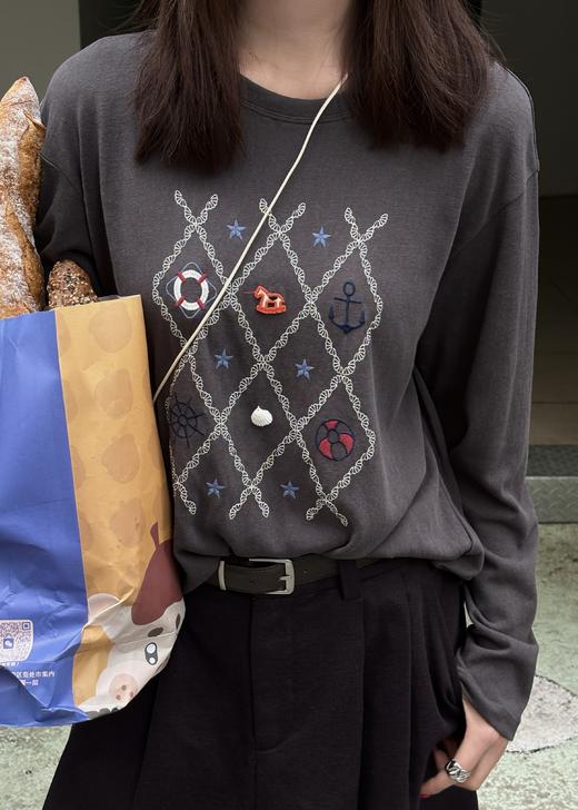 【门店同款】ENJOY夏季波米风长袖T 171493381 商品图8