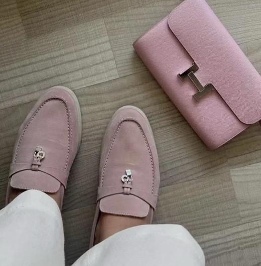 低调的奢华  重磅渠道  L/P女士乐福鞋   summer walk麂皮单鞋  柔软舒适休闲鞋 商品图0